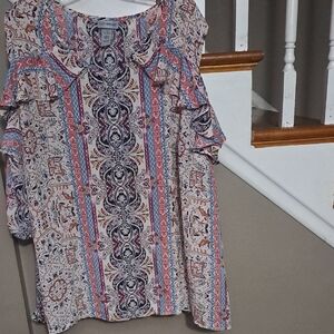 Catherine Malandrino Multicolor Boho Blouse